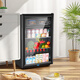 Xinfei (Frestec) Ice Bar Refrigerator Fresh Cabinet European Constant Temperature Red Wine Cabinet Hotel Home Living Room Refrigerator Mini Small Single Door Office Fresh Display Display Sample Tea Beverage Cabinet 148 Liter Black Liner Refrigeration + Micro Freezing + With Light + Lock
