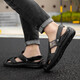 CICE SANDALES SUMERA BOLSO MENOS CAPILLOS CORRALES EXTERIOR Sandalias de playa transpirables Sports de deportes de moda Zapatos de verano 689 Negro 40