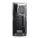 BUBALUS Black Mecha-style desktop computer host mid-tower chassis (supports ATX motherboard/supports water cooling/under-mounted power supply/U3/back routing)