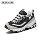 Skechers New Year Gift Black and White Gold Panda Shoes Winter Couple Shoes Retro Dad Shoes Casual Sports Shoes 66666228