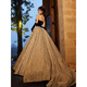 Lingka Qi French black evening dress Hepburn style high-end light luxury niche banquet adult dress skirt female toast dress black XS
