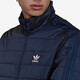 阿迪达斯 （adidas）三叶草棉服男装冬季薄款保暖棉衣立领防风运动服休闲外套 HL9215 XL