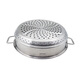 Momscook stainless steel steamer steamer 304 two-layer steamer double bottom thickened gas induction cooker universal soup pot steamer dual-purpose (MT32ST) double-layer steamer 32cm