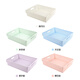 SIMAA Super Hot Style A4 Morandi Document Basket/Information Box/Storage Box/Document Basket Financial Voucher Invoice Document Invoice Sky Blue 6345