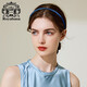 Royal sasa Korean ultra-fine glossy hairband with toothed headband broken hair clip for face washing simple and versatile headwear for women blue BE