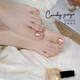 CandyMoyo healthy 0-toxic water-based nail polish no-bake manicure long-lasting whitening non-tearable white night aurora