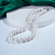 Tahitian 10-11mm Pearl Necklace Large Freshwater Pearl Bead Necklace for Mom and Wife as a Light Luxury Gift