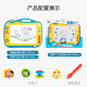 Yimi Children's Toys Magnetic Drawing Board DIY Early Education Drawing Board Eight-Gate Color Boys and Girls 2-3-6 Years Old Birthday Gift