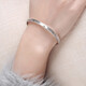 Xiyue Square Diamond Platinum Bracelet PT950 Female Snap Bracelet Female Full Circle Bracelet as Birthday Gift for Girlfriend 10.66g Circle No. 56 Shipped in 1-10 working days