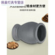 Shantou Lincun cast iron tamping jar, nest to nest punching cylinder, mortar, mortar, pestle, cylinder, mortar, mortar, grinder, grinding and mashing pepper, medium leather cover