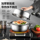 Maxcook steamer thickened stainless steel 28CM single layer steamer hot pot soup steamer gas stove induction cooker universal