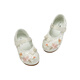 DAVE&BELLA children's princess shoes, girls' embroidered shoes, Chinese style Hanfu shoes, performance style, baby cloth shoes, spring children's shoes, off-white, in stock 23