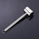 Henlu 304 stainless steel meat hammer solid steak pork hammer kitchen meat hammer household meat hammer tenderizer double-sided 304 thickened double-sided meat hammer