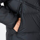Nike men's down jacket, winter sportswear, running, fitness, windproof and casual outdoor cold-proof and warm hooded jacket, DV1132-010/black 695 hooded/85% gray duck down S, recommended 100-120Jin [Jin equals 0.5 kg]