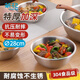 Camellia (CHAHUA) 304 stainless steel kitchen special soup basin vegetable basin thickened food grade material anti-fall vegetable basin basin 28cm