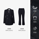 Mai Meng Shopping Mall Mai Meng 2022 Autumn New Style Suit Striped Lapel Jacket Pants Women Dark Navy Pants 599C250221-1 S 155/80A (110 Jin Jin is equal to less than 0.5 kg)