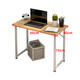 Haishi Shengbao computer desk desk widened desktop home modern simple simple writing desk LY-1049W yellow pear wood color 60*40CM
