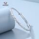 Aido Diamond pt950 platinum bracelet for women Mobius platinum twist bracelet push-pull style weighs 24.75 grams push-pull adjustable