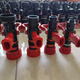 Fire-fighting multifunctional water gun head with adjustable DC spray recoilless water gun QLD6.0/8I 65/50/40 red QLD6.0/8I type (65 type 2.5 inch complete set with inner buckle