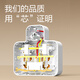 得力（deli）3C认证国标插座 品字形无线插座/转换插头/电源转换器/一转多插座/插排/排插 分控一转二 LU5006