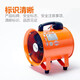 Customized portable duct axial flow fan ventilation equipment marine high-power moisture-proof mobile air supply industrial machine 250mm air duct 5 meters