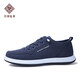 Shijufu lu alter Peking-Stoffschuhe Herrenschuhe Schnürschuhschuhe mit mittleren und älteren Daddy Schuhen Casual Schuhe Männer vielseitige Schuhe Herren trendy blau 41