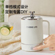 Lehigua Mini Health Cup Health Pot Office Tea Maker Intelligent Kettle Insulation Integrated Fully Automatic Constant Temperature Electric Kettle Portable Electric Boil Cup Electric Stew Cup Boil Water Cup 0.8L Multifunctional Health Cup Mechanical Model