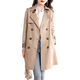 Audun windbreaker coat for women 2025 new style women's small medium-length spring and autumn coat AT3212 Khaki L