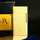 Second-hand 95 new CARAN d ACHE inflatable lighter 18K solid gold jacket pattern pipe machine men's luxury accessories