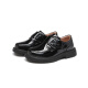 Satchi leather, stylish and comfortable, low top, children's leather shoes, children's style, black, size 36
