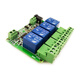 1/2/3/4/6/8/12-channel Modbus relay module switching input and output RS485/TTL/PLC 4-channel output + no input 12V
