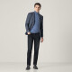 VICUTU suit jacket business plaid wool suit for men VBS20310398 blue gray plaid 175/96B