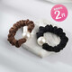 Chimera (CHIMERA) simple headband for women, 2 pieces of high elastic ball hair accessories, headband, large intestine hair ring, ponytail hair rope