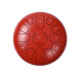 MDNG Luyin brand ethereal drum 6/7/12/14-inch steel tongue drum children's forgettable drum adult percussion instrument small 14-inch 15-tone flagship lotus heart model/cinnabar red