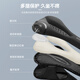 Rock Brothers bicycle seat cushion cover thickened silicone hollow men's and women's mountain bike road bike riding saddle cover black