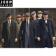JEEP SPIRIT Shelby Coat Razor Party Peaky Blinders Suit Coat Chester Extra Long Woolen Windbreaker Suit Black XL