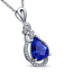 White tanzanite necklace 18k gold colored gemstone necklace holiday gift for wife 1.8 carat 12.9 points diamond