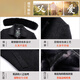 Dad's winter coat outer suit for middle-aged and elderly people 50 years old and 60 years old, male grandfather 70 plus velvet and thickened cotton clothes for dad 80 years old, black gray 165/S suitable for 95 Jin Jin equal to 0.5 kg or less