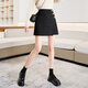 Shechi Xiaoxiangfeng skirt 2025 autumn new women's high waist covering crotch slimming short A-line skirt