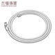 Lukfook Jewelry Cheng Yi same style platinum necklace snake bone chain platinum 950 plain chain clavicle chain price 43cm - about 7.30 grams