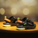 Guirenniao Boys Sandals 2023 Summer New Korean Style Children's Shoes for Big Children and Baby Sports Beach Shoes 2119 Black Green Orange 32 (Inner Length 20.5/Foot Length 20.0)