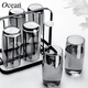 Ouxin imported from Thailand glass cold kettle water cup set household light luxury gray high temperature resistant cup holder