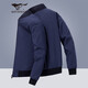 Septwolves Shopping Mall Same Style Jacket Men's Autumn Business Casual Solid Color Jacket Men's Baseball Collar Top Clothing