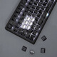 Belly Spirit Mk870pro Blackberry Side Gravile Mechanical Keyboard Bluetooth Проводная беспроводная индивидуальная компьютерная игра Silent Office [Three Mode] Obsidian Pro + Contour Black Axis 87 Ключи