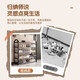 Small craftsman material shoe rack simple home entrance dormitory indoor multi-layer storage rental house shoe rack black 5 layers 75cm