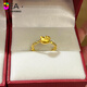 Jea.Pie 18k yellow l gold ring gold hello kitty gold 999 Hello Kitty KT ring as a birthday gift for girlfriend Gold KT ring (remark finger circumference)