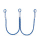 
Golm rope oxtail rope GM9901 rock climbing high altitude outdoor speed drop anti-falling nylon safety rope 9901 single-line 120CM