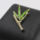 Xifei men's Chinese style bamboo brooch, corsage, literary style, gentleman's calmness, bamboo pin style brooch, suit and coat clothing accessories
