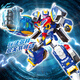 High-end card fighter 3 toys genuine transforming robot car mecha toys boys and children gifts dazzling blue lightning S new products in stock quickly