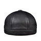 Woodpecker Autumn and Winter Genuine Leather Hats for Middle-aged and Elderly Men Sheepskin Octagonal Hat Fashion Duck Bill Newsboy Beret Trendy Painter Black Sheepskin Thin Style (No Ear Protection) XL (57-58cm) Small Internal Adjustment